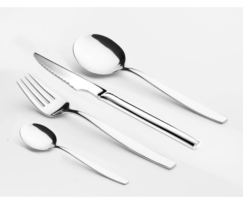 Set tacamuri 24 piese Life - Utilinox/Jomafe, Gri & Argintiu de la Utilinox/Jomafe
